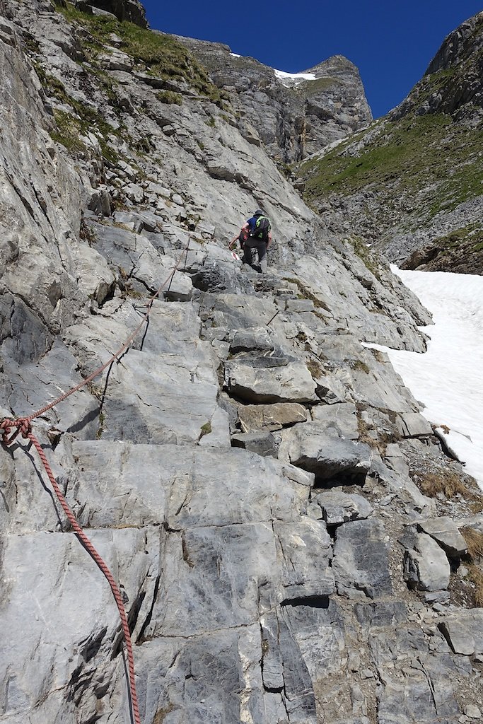 Loèche-les-Bains, Gemmipass, Lämmerenhütte (28.06.2015)