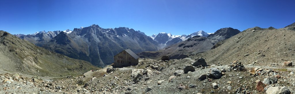 Arolla, Cabane des Aiguilles Rouges (29.08.2015)