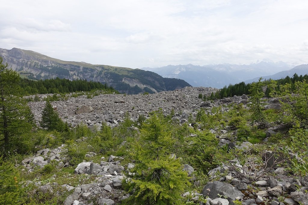 Pas de Maimbré, La Selle, Cabane des Audannes, Serin, Anzère (27.08.2017)