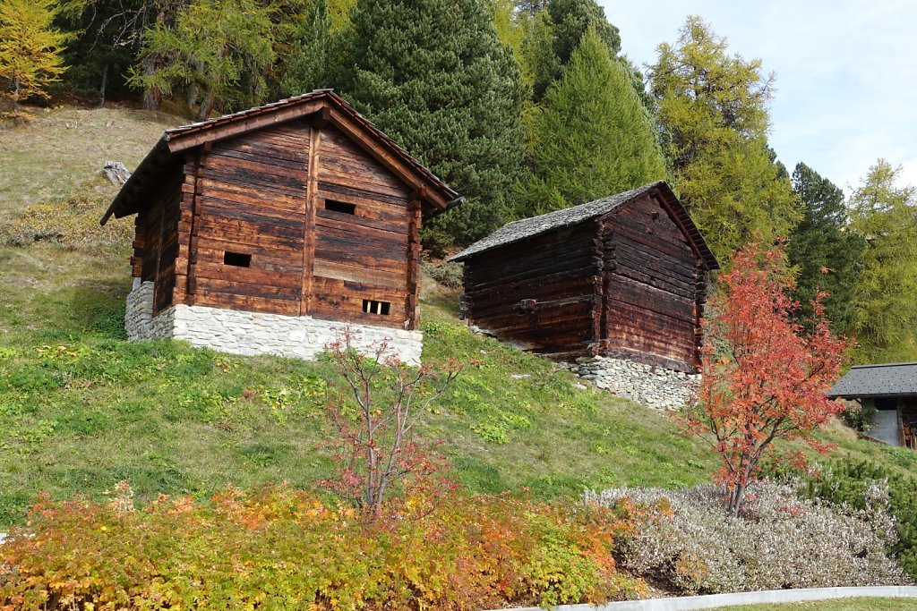 Chandolin, Pas de l'Illsee, Waschsee, Illsee, Lac noir, Illpass, La Grande Remointse, Chandolin (07.10.2017)