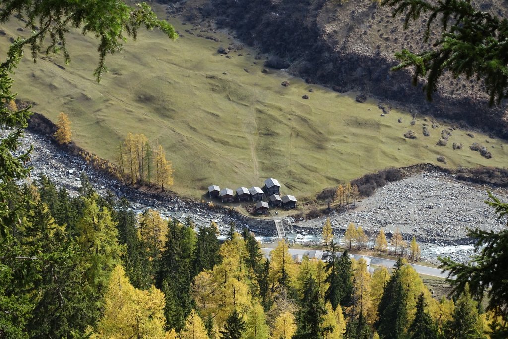 Blatten, Tellialp, Schwarzsee, Fafleralp, Eisten (28.10.2017)