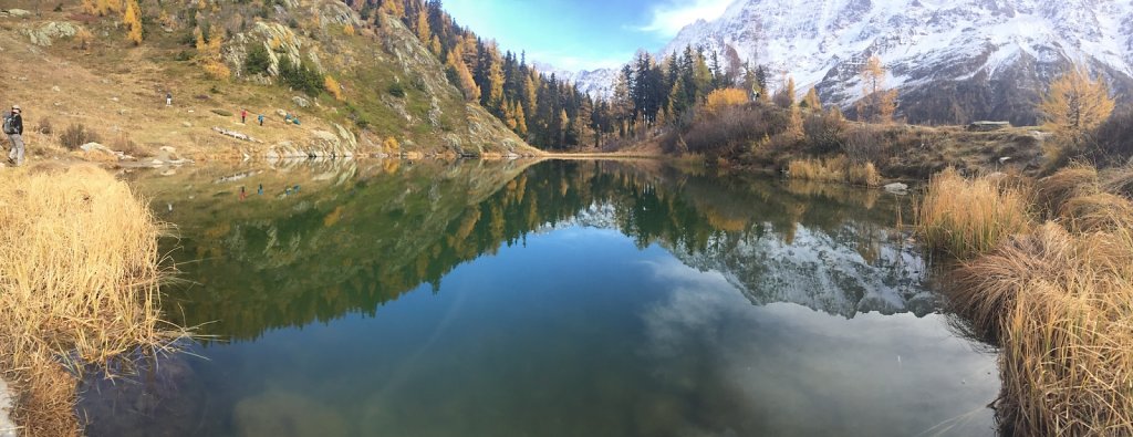 Blatten, Tellialp, Schwarzsee, Fafleralp, Eisten (28.10.2017)