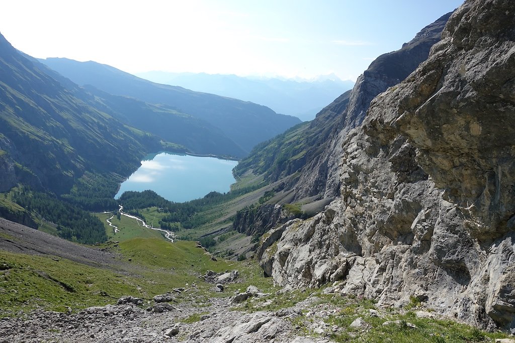 Les Rousses, Zeuzier, Lac de Ténéhé, Col des Eaux Froides, Cabane des Audannes (22.08.2018)