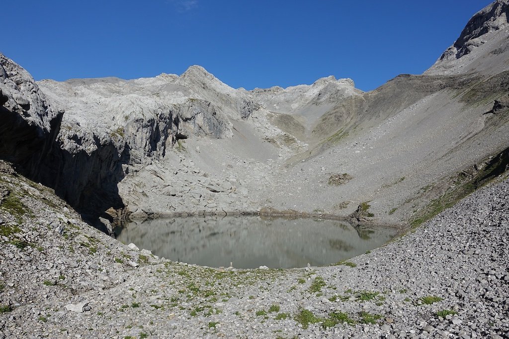 Les Rousses, Zeuzier, Lac de Ténéhé, Col des Eaux Froides, Cabane des Audannes (22.08.2018)