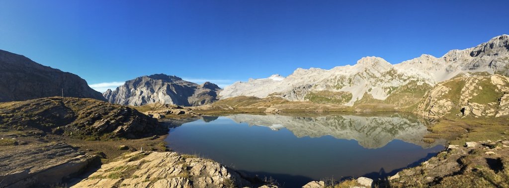 Zeuzier, Armillon, Plan des Roses, Col du Rawyl, Wildstrubelhütte, Lac de Huiton, Mondralèche (12.09.2018)