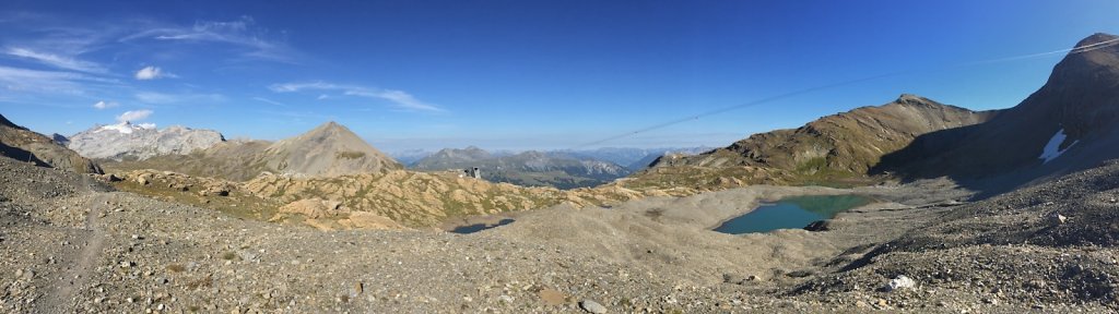 Zeuzier, Armillon, Plan des Roses, Col du Rawyl, Wildstrubelhütte, Lac de Huiton, Mondralèche (12.09.2018)