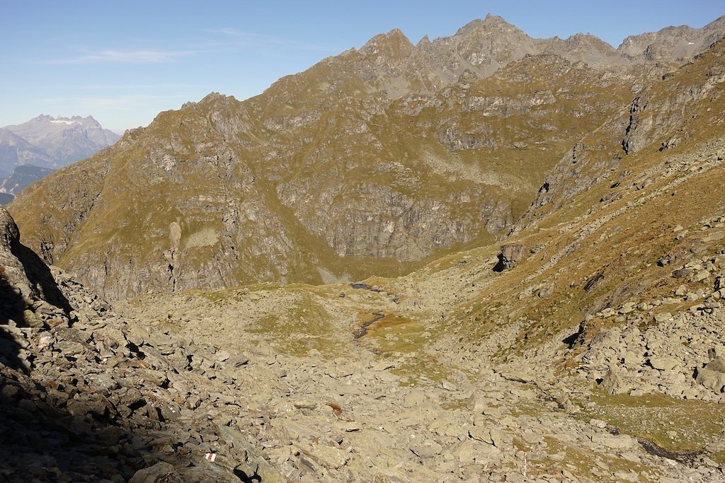 Fionnay, Ecurie du Crêt, Col de Sarshlau, Le Dâ, Col du Bec d'Aigle, Louvie (26.09.2018)