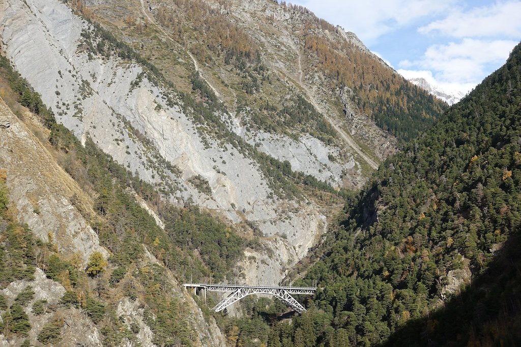 Rampe sud du Lötschberg: Hohtenn à Ausserberg (10.11.2018)