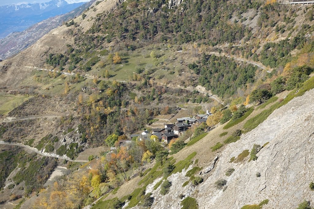 Rampe sud du Lötschberg: Hohtenn à Ausserberg (10.11.2018)