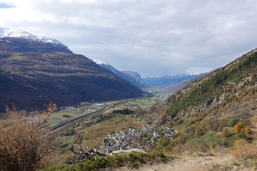 Rampe sud du Lötschberg: Hohtenn à Ausserberg (10.11.2018)