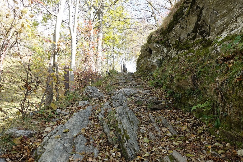 Rampe sud du Lötschberg: Hohtenn à Ausserberg (10.11.2018)