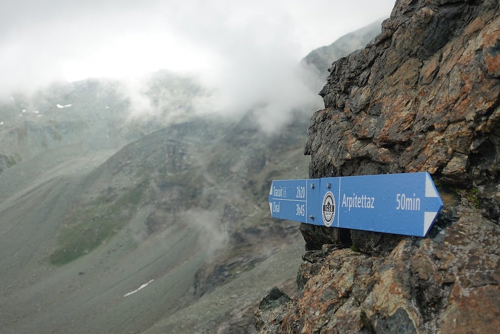 Zinal, Cabane d'Arpitettaz, Col de Milon, Zinal (01-02.08.2019)