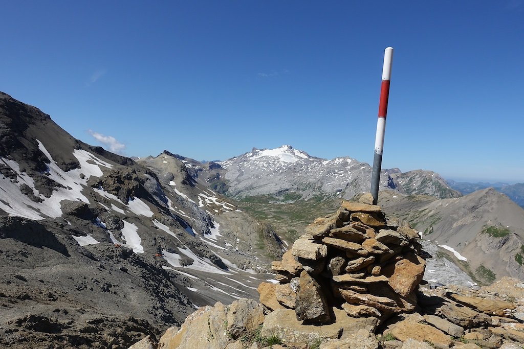 Barrage de Zeuzier, Plan des Roses, Col du Rawil, Wildstrubelhütte, Plaine Morte (04.08.2019)