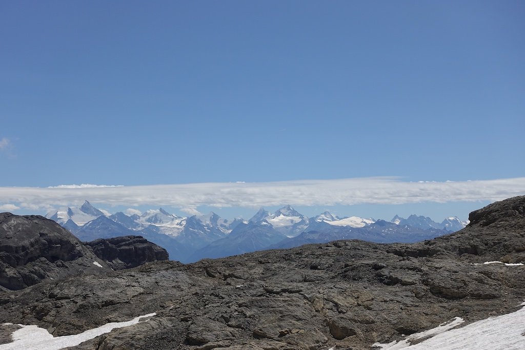 Barrage de Zeuzier, Plan des Roses, Col du Rawil, Wildstrubelhütte, Plaine Morte (04.08.2019)