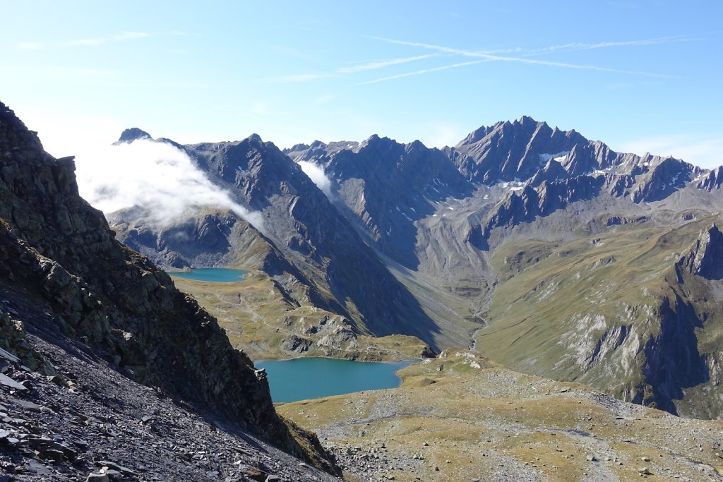 St-Bernard, Col des Chevaux, Bastillon, Lac de Fenêtre, Fenêtre de Ferret (21.09.2019)