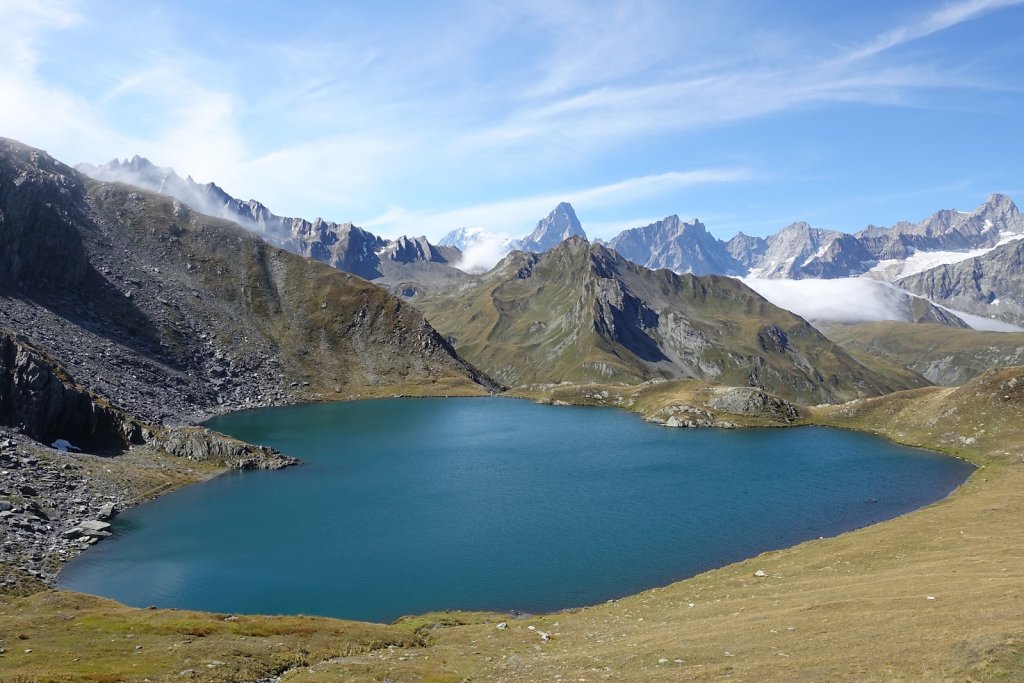 St-Bernard, Col des Chevaux, Bastillon, Lac de Fenêtre, Fenêtre de Ferret (21.09.2019)