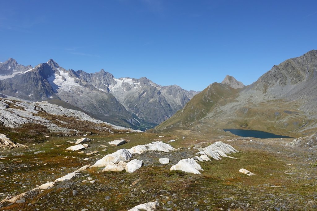 St-Bernard, Col des Chevaux, Bastillon, Lac de Fenêtre, Fenêtre de Ferret (21.09.2019)