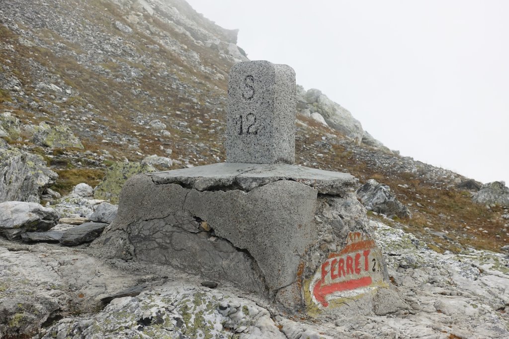 St-Bernard, Col des Chevaux, Bastillon, Lac de Fenêtre, Fenêtre de Ferret (21.09.2019)