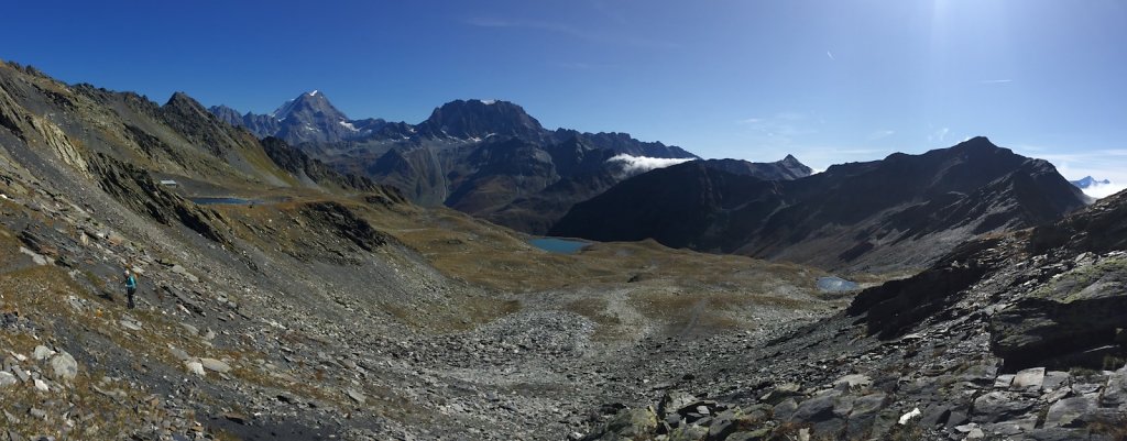 St-Bernard, Col des Chevaux, Bastillon, Lac de Fenêtre, Fenêtre de Ferret (21.09.2019)