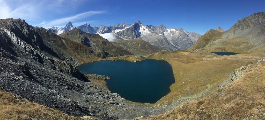 St-Bernard, Col des Chevaux, Bastillon, Lac de Fenêtre, Fenêtre de Ferret (21.09.2019)