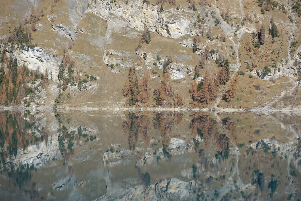 Bisse d'Ayent (Samarin), Barrage de Tseuzier (09.11.2020)