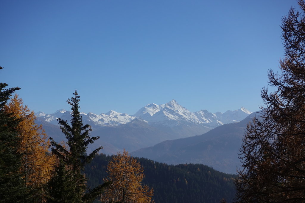 Bisse d'Ayent (Samarin), Barrage de Tseuzier (09.11.2020)