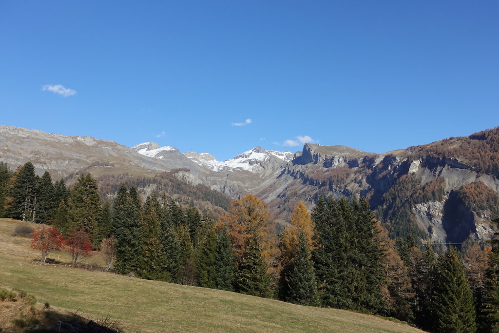 Bisse d'Ayent (Samarin), Barrage de Tseuzier (09.11.2020)