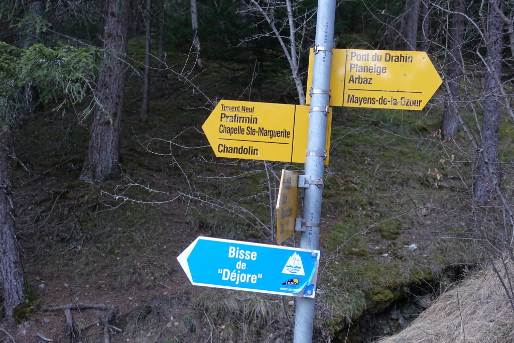 Etang Rocher - Mayens de la Zour (10.03.2021)