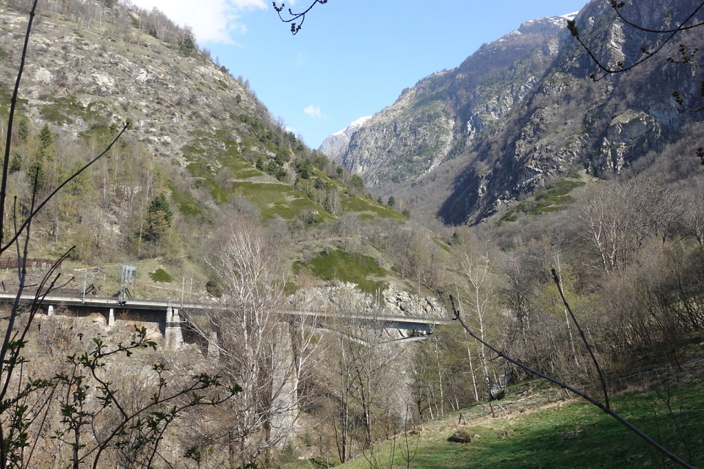 Rampe sud du Lötschberg: Ausserberg - Eggerberg (03.04.2021)