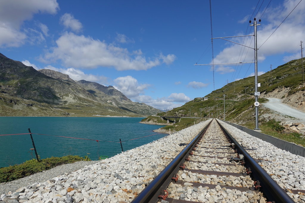 Bernina Pass, Lago Bianco, Diavolezza, Grisons (27.08.2021)