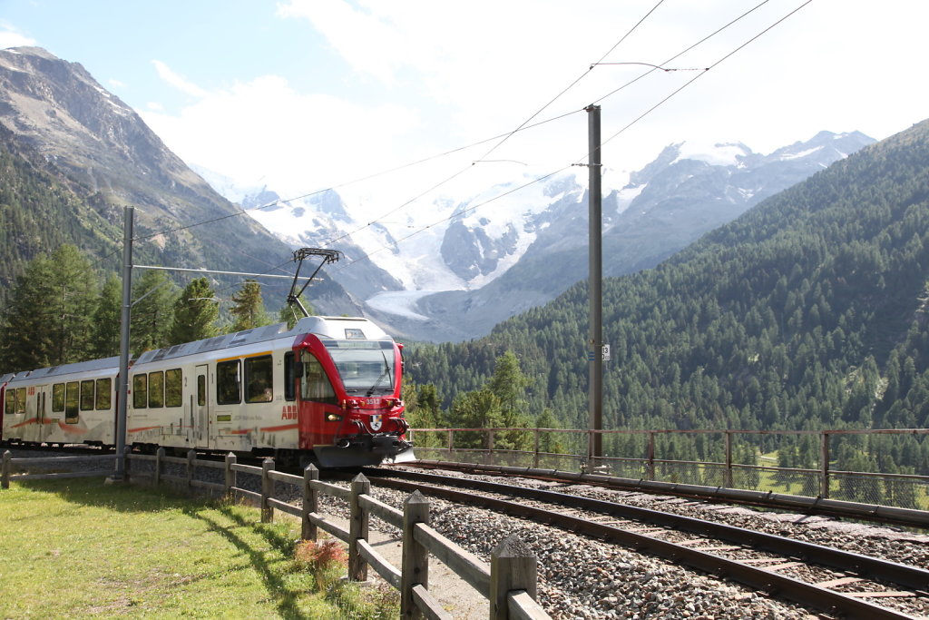 Bernina Pass, Lago Bianco, Diavolezza, Grisons (27.08.2021)