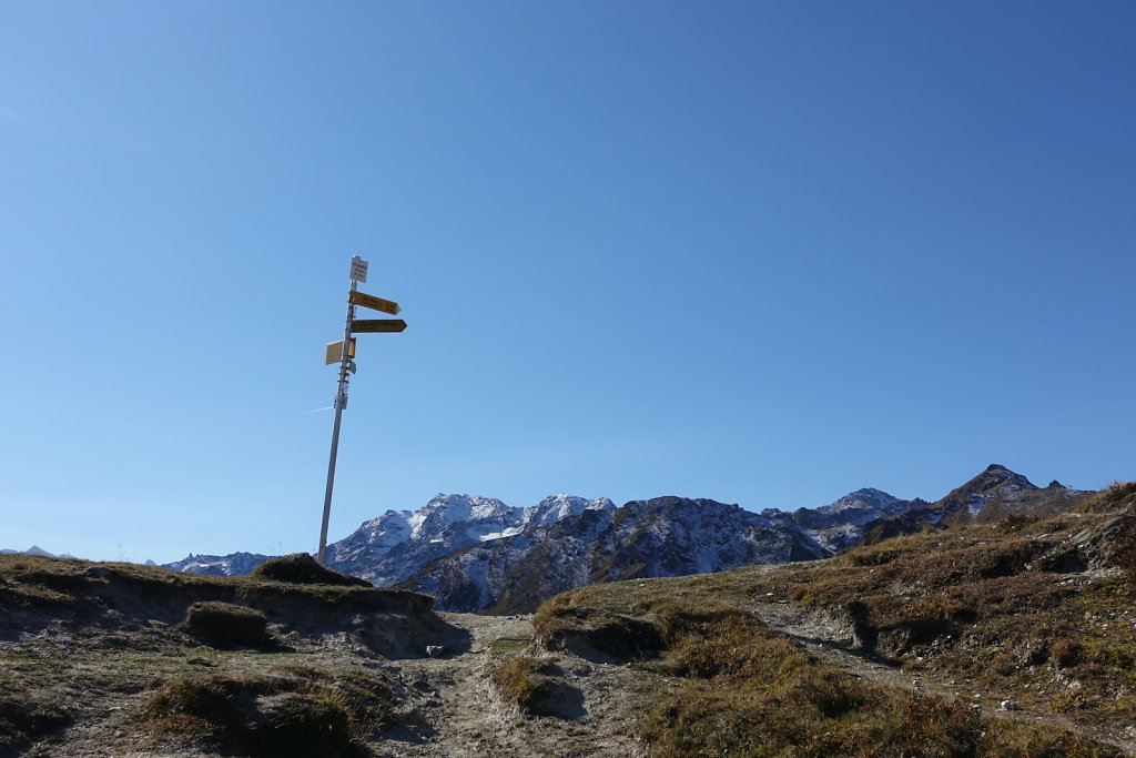 Chemin des crêtes, Thyon 2000, Mont Rouge, Mont Loéré, Crepon Blanc (11.10.2021)
