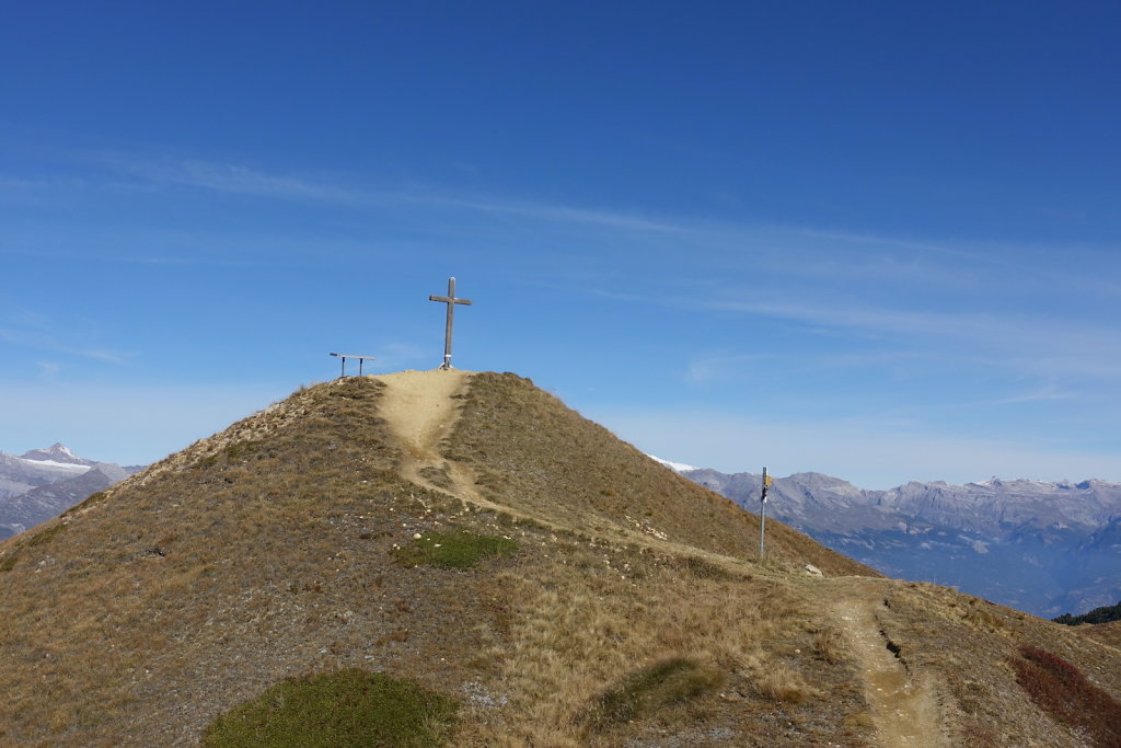 Chemin des crêtes, Thyon 2000, Mont Rouge, Mont Loéré, Crepon Blanc (11.10.2021)