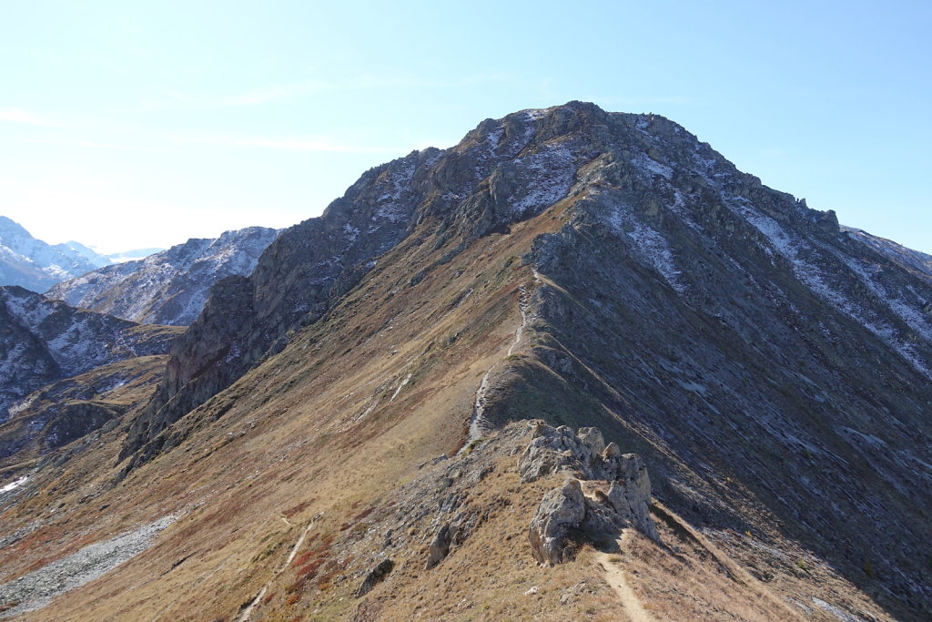 Chemin des crêtes, Thyon 2000, Mont Rouge, Mont Loéré, Crepon Blanc (11.10.2021)