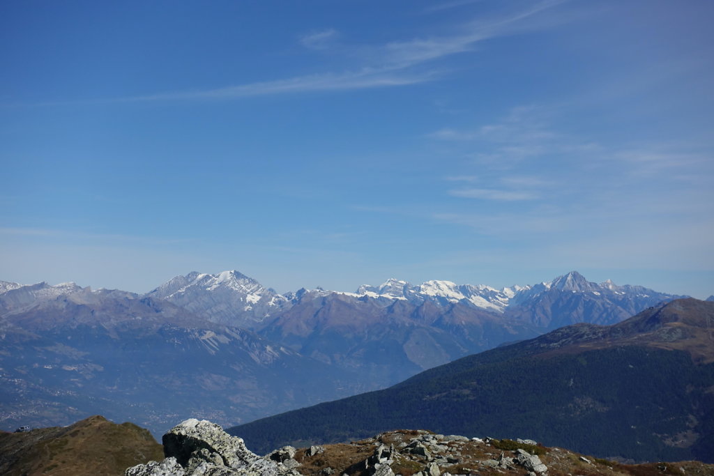 Chemin des crêtes, Thyon 2000, Mont Rouge, Mont Loéré, Crepon Blanc (11.10.2021)