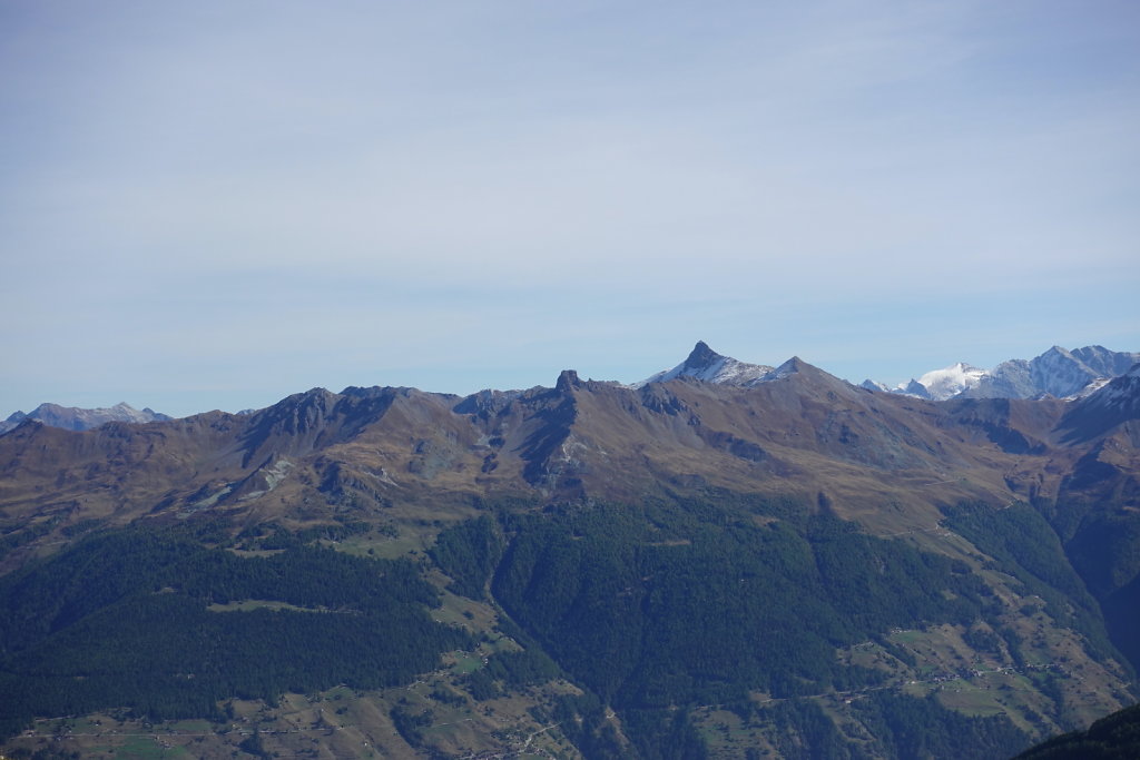 Chemin des crêtes, Thyon 2000, Mont Rouge, Mont Loéré, Crepon Blanc (11.10.2021)