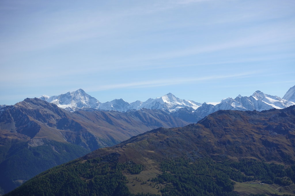 Chemin des crêtes, Thyon 2000, Mont Rouge, Mont Loéré, Crepon Blanc (11.10.2021)