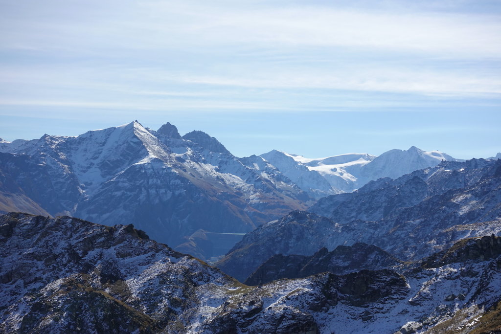 Chemin des crêtes, Thyon 2000, Mont Rouge, Mont Loéré, Crepon Blanc (11.10.2021)