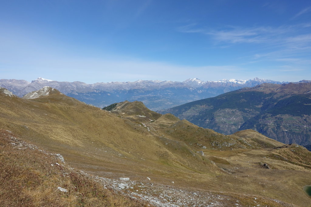 Chemin des crêtes, Thyon 2000, Mont Rouge, Mont Loéré, Crepon Blanc (11.10.2021)