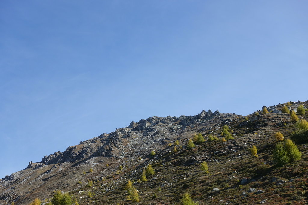 Chemin des crêtes, Thyon 2000, Mont Rouge, Mont Loéré, Crepon Blanc (11.10.2021)