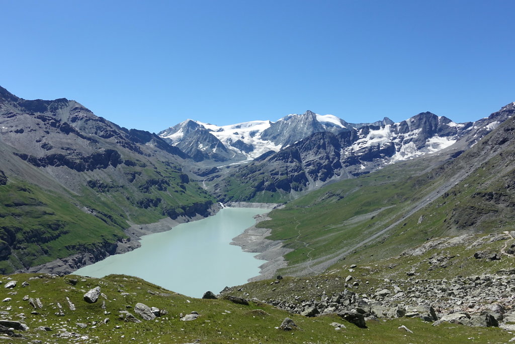 Grande-Dixence, La Barma, Col des Roux, Cabane de Prafleuri (02.07.2022)