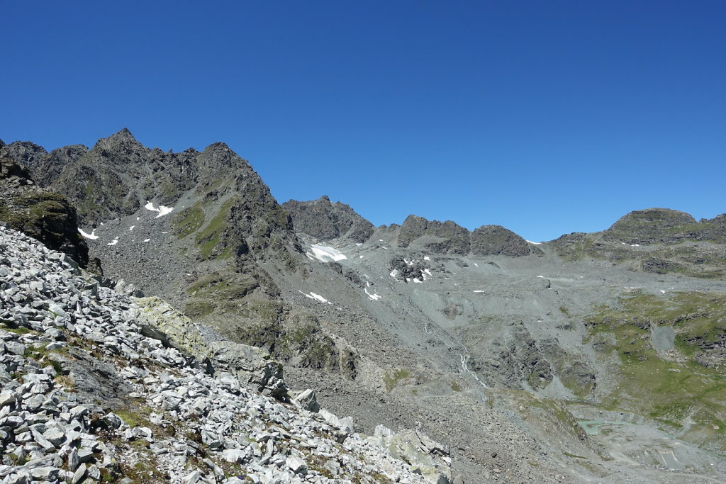 Grande-Dixence, La Barma, Col des Roux, Cabane de Prafleuri (02.07.2022)