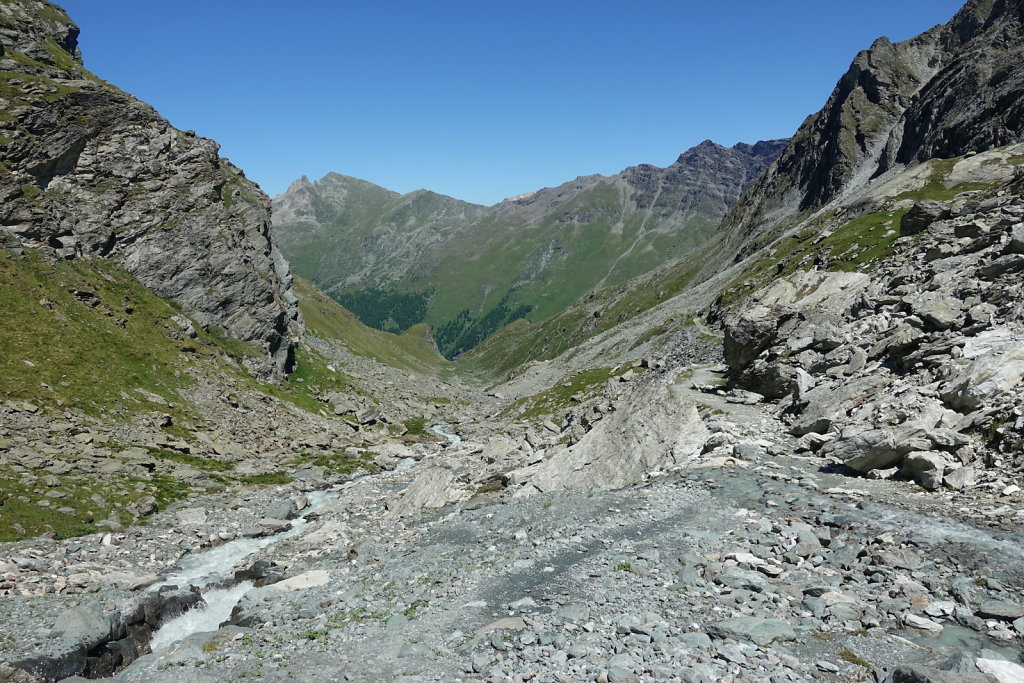 Grande-Dixence, La Barma, Col des Roux, Cabane de Prafleuri (02.07.2022)