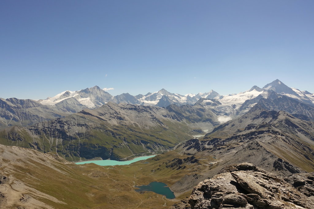 Moiry, Lac des Autannes, Col de Torrent, Sasseneire (13.08.2022)