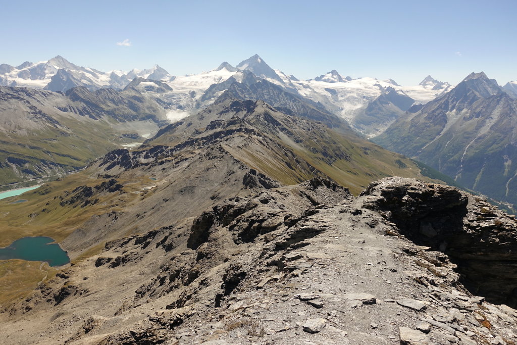 Moiry, Lac des Autannes, Col de Torrent, Sasseneire (13.08.2022)