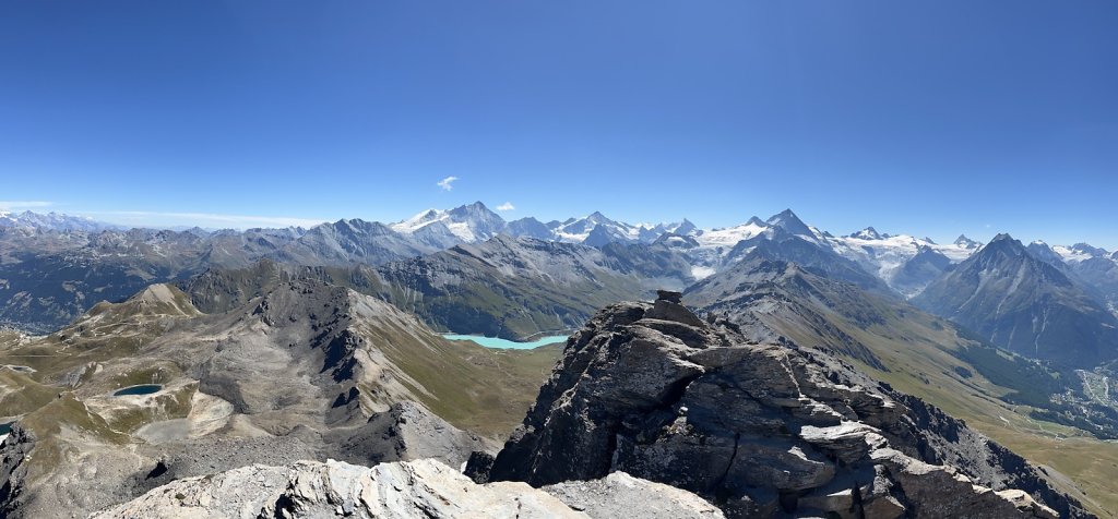 Moiry, Lac des Autannes, Col de Torrent, Sasseneire (13.08.2022)