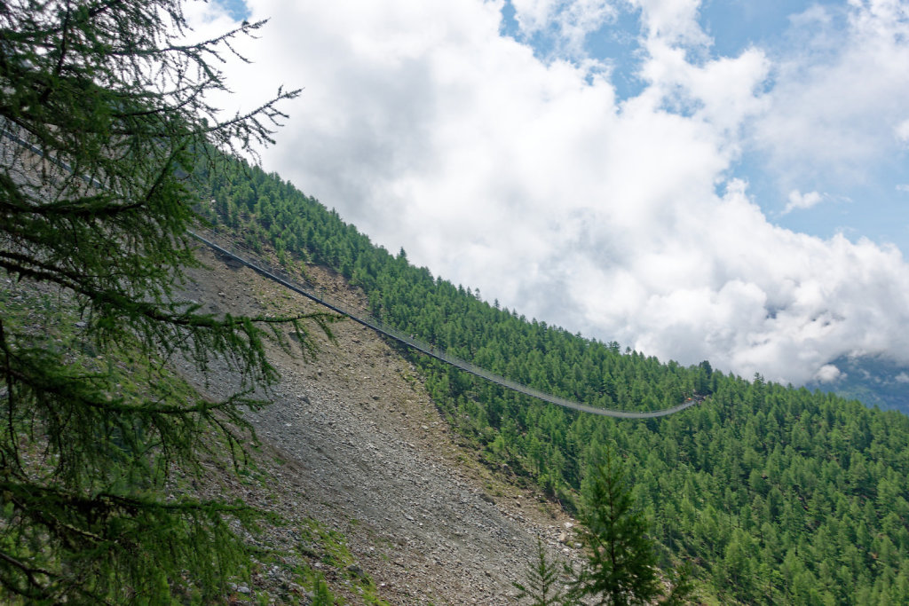 Hängebrücke, Europahütte (13.07.2023)