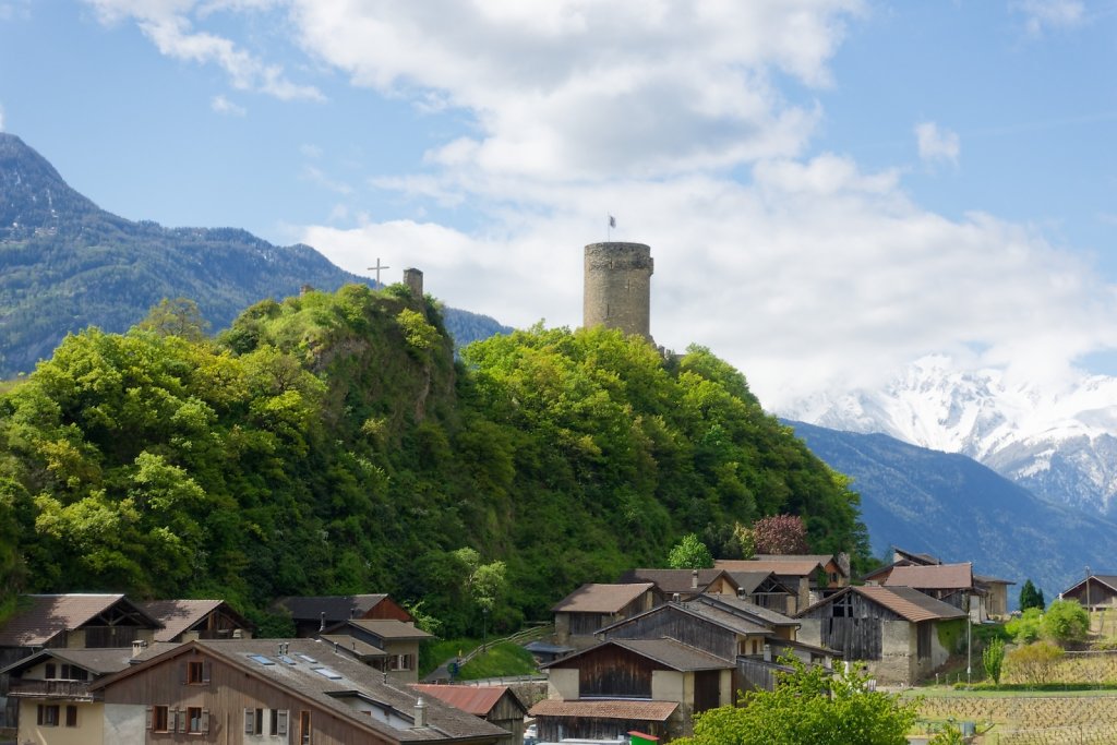 Saillon, Passerelle à Farinet (25.04.2024)