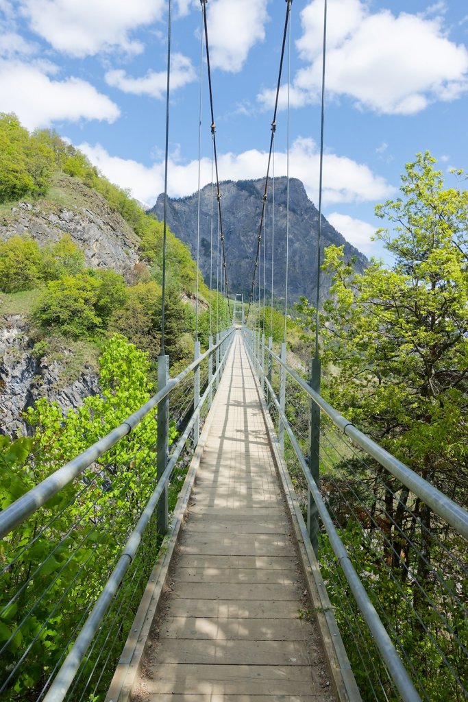 Saillon, Passerelle à Farinet (25.04.2024)